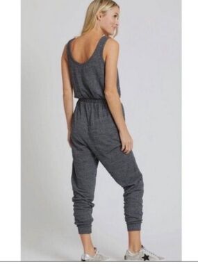 Free People Beach | Bicoastal Gray Cotton Blend Jumpsuit Size XS